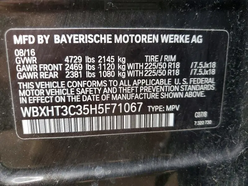 2017 BMW X1 XDRIVE28I  