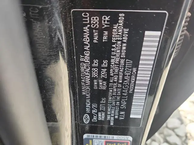 2021 HYUNDAI ELANTRA SE  