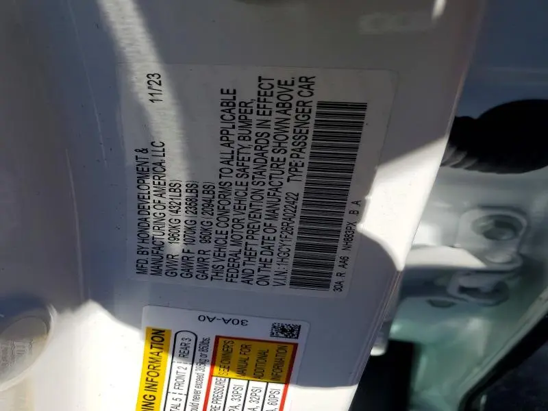 2024 HONDA ACCORD LX  