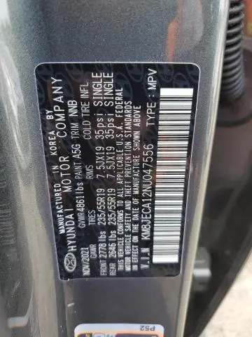 2022 HYUNDAI TUCSON LIMITED  