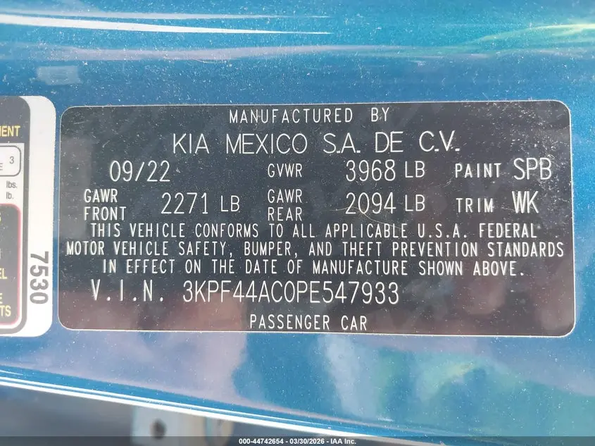 2023 KIA FORTE GT