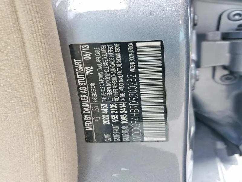 2013 MERCEDES-BENZ C 250  