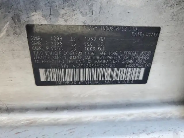 2017 SUBARU IMPREZA PREMIUM PLUS  