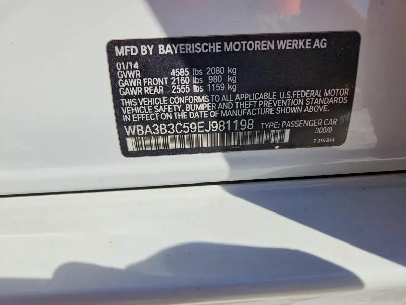 2014 BMW 328 XI  