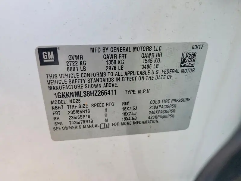 2017 GMC ACADIA SLT-1  