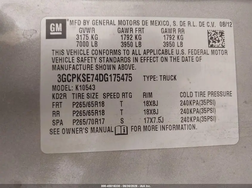 2013 CHEVROLET SILVERADO 1500 LT