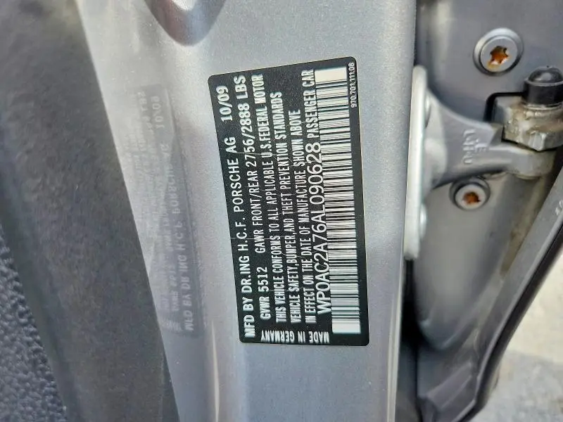 2010 PORSCHE PANAMERA TURBO  