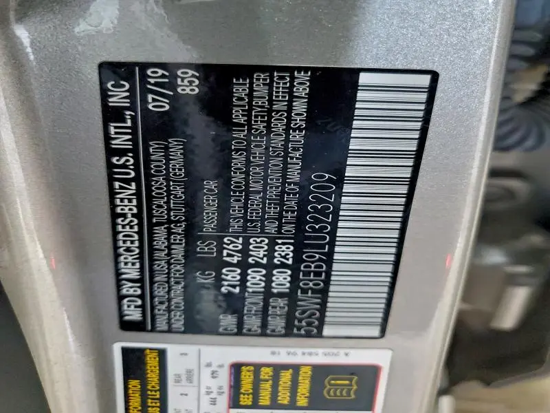 2020 MERCEDES-BENZ C 300 4MATIC  