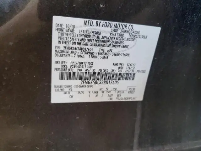 2011 FORD FLEX SE  