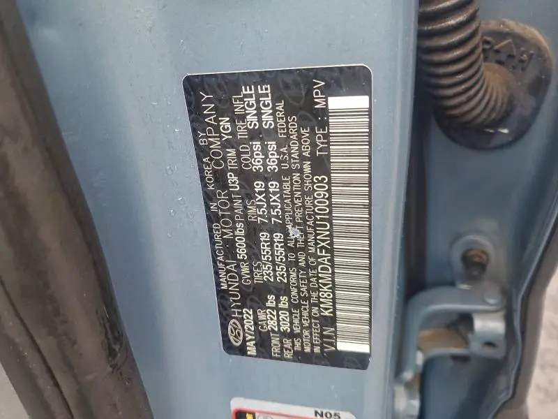 2022 HYUNDAI IONIQ 5 SE  