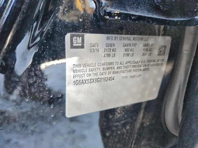 2016 CADILLAC CTS LUXURY COLLECTION  