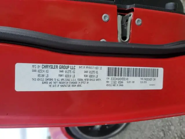 2013 DODGE CHARGER SXT  