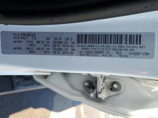 2019 RAM 1500 BIG HORN/LONE STAR  