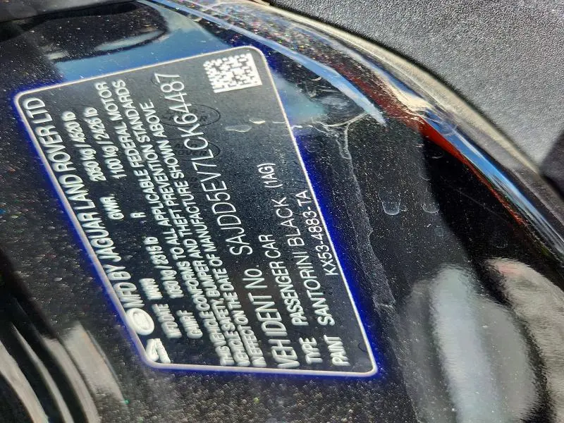 2020 JAGUAR F-TYPE   