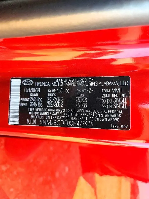 2025 HYUNDAI TUCSON SEL  