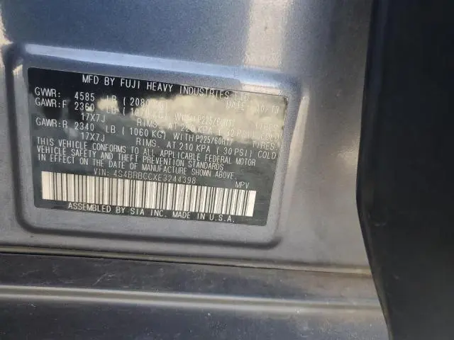 2014 SUBARU OUTBACK 2.5I PREMIUM  