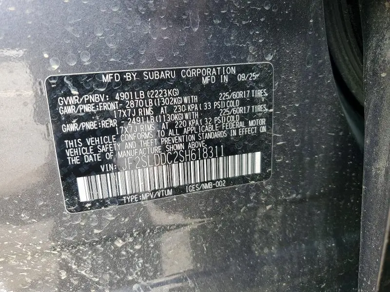 2025 SUBARU FORESTER PREMIUM  