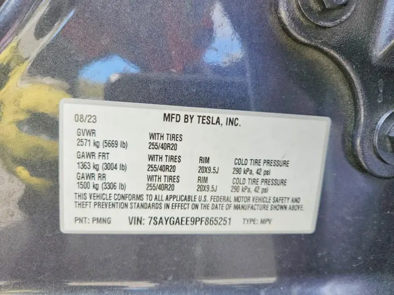 2023 TESLA MODEL Y   
