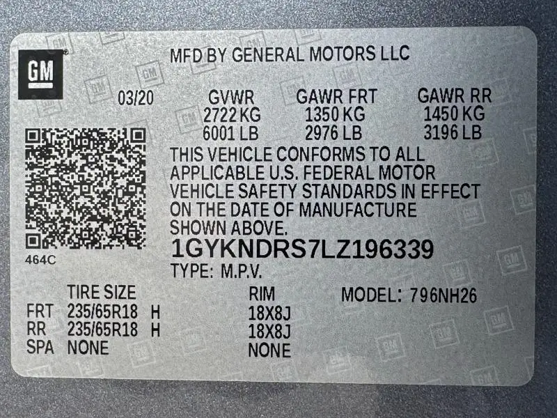 2020 CADILLAC XT5 PREMIUM LUXURY  