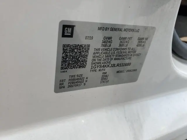 2020 CADILLAC ESCALADE ESV PLATINUM  