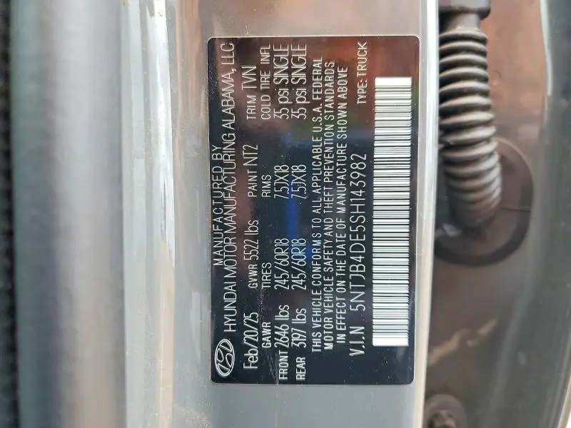2025 HYUNDAI SANTA CRUZ SEL  