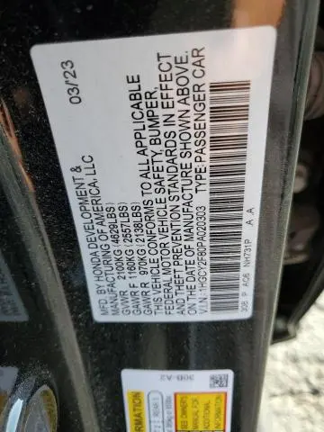 2023 HONDA ACCORD TOURING HYBRID  