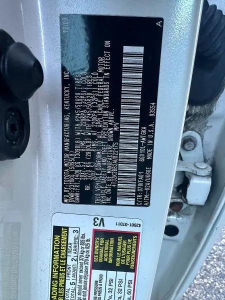 2010 TOYOTA VENZA FWD V6  