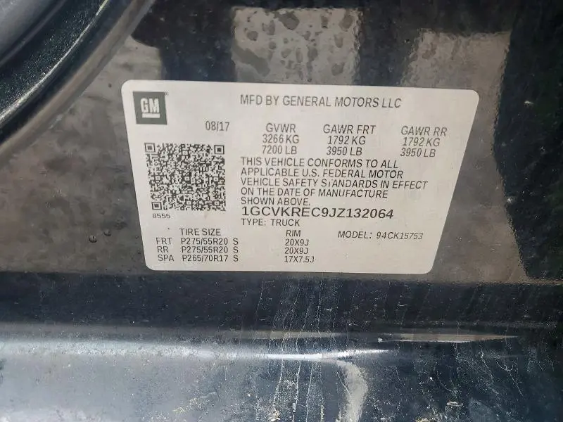 2018 CHEVROLET SILVERADO K1500 LT  