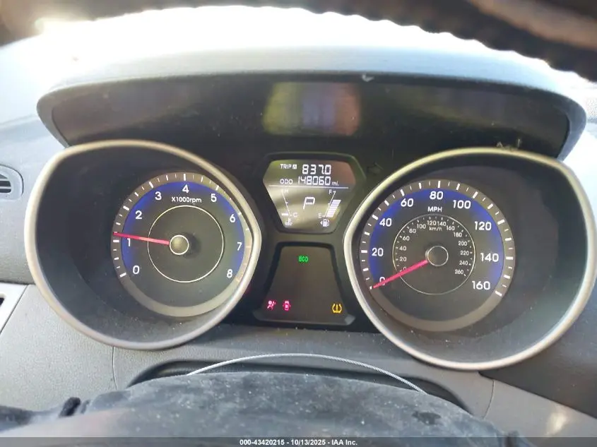 2013 HYUNDAI ELANTRA LIMITED