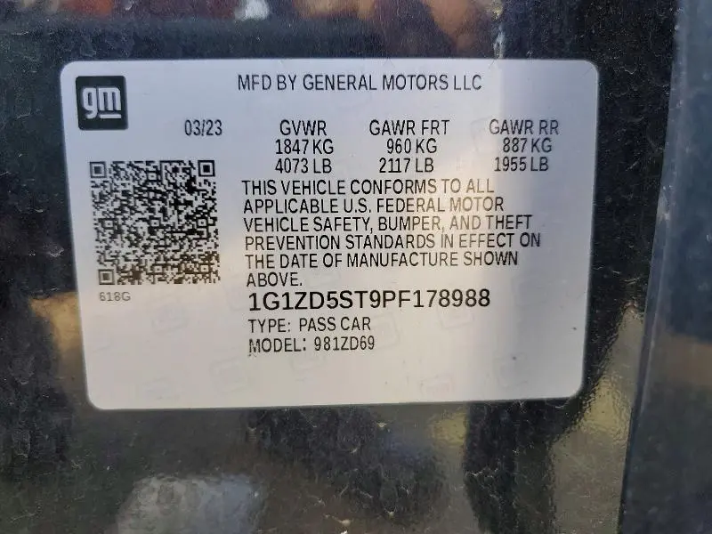 2023 CHEVROLET MALIBU LT  