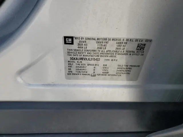 2018 GMC TERRAIN SLE  