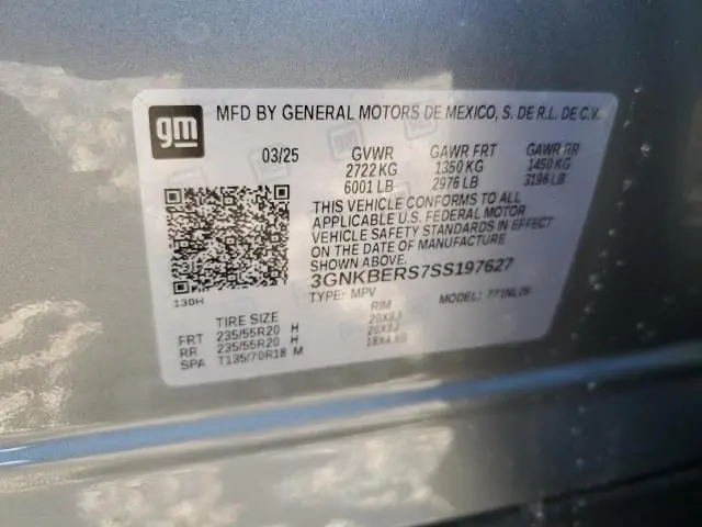 2025 CHEVROLET BLAZER RS  