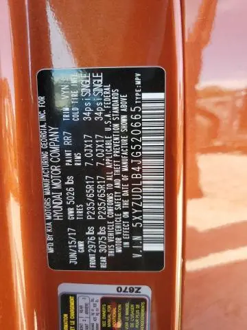 2018 HYUNDAI SANTA FE SPORT   