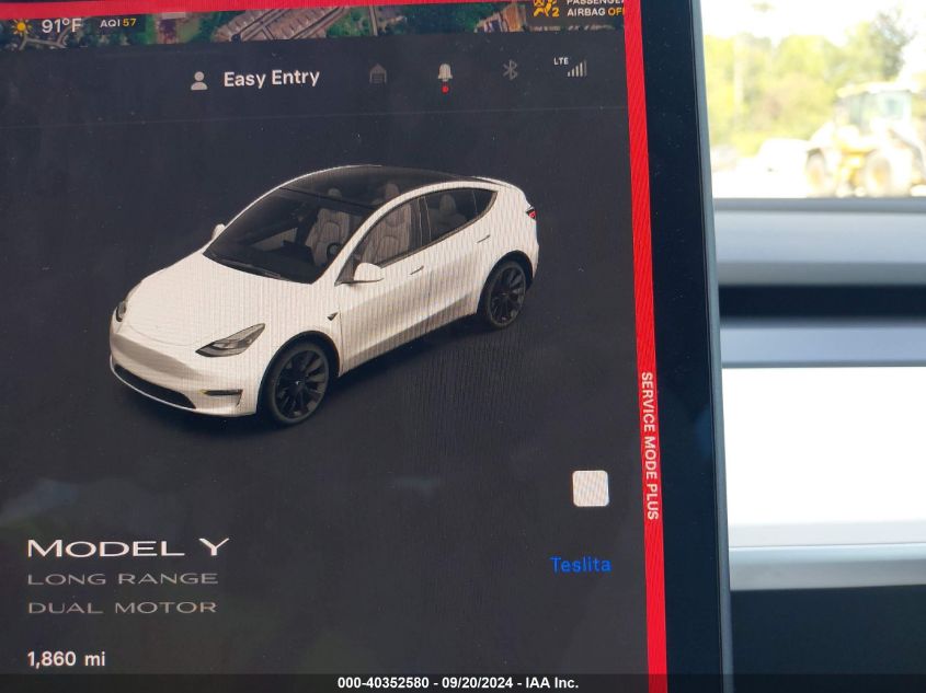 2024 TESLA MODEL Y LONG RANGE DUAL MOTOR ALL-WHEEL DRIVE