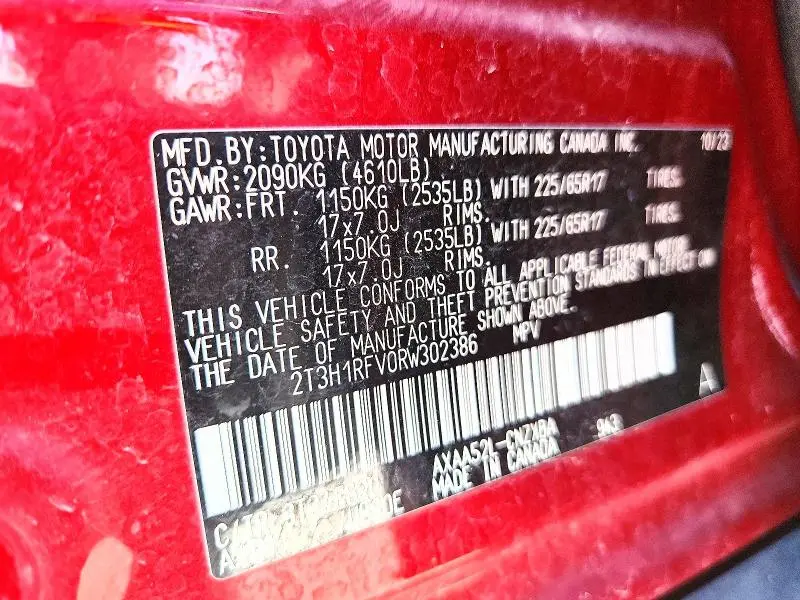 2024 TOYOTA RAV4 LE  