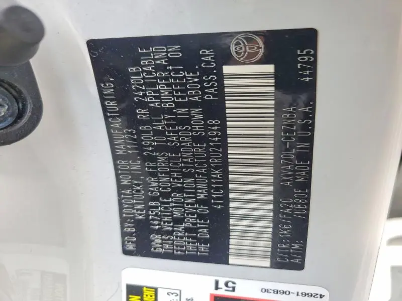 2024 TOYOTA CAMRY LE  