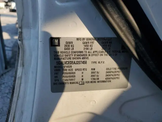 2010 BUICK ENCLAVE CXL  