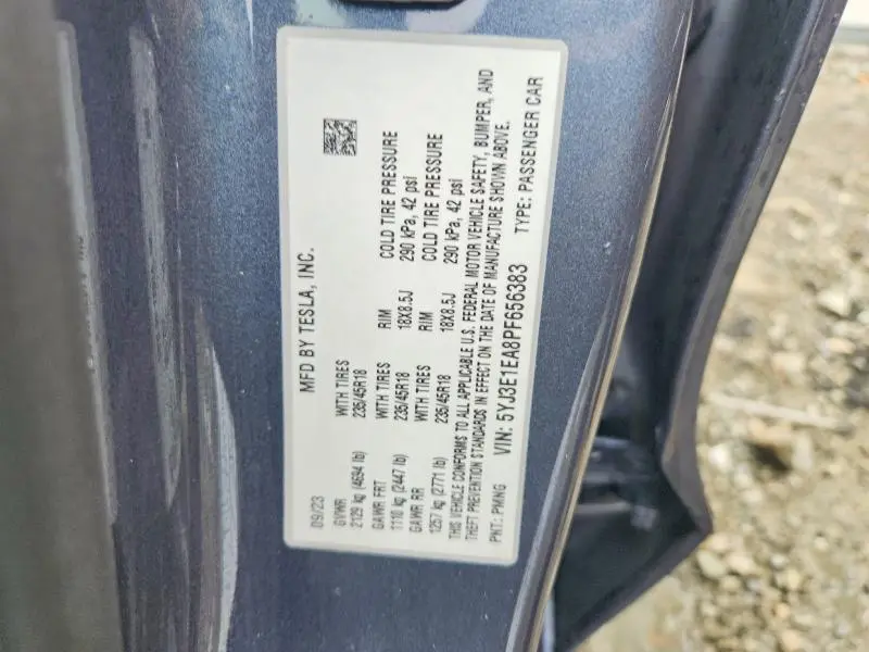 2023 TESLA MODEL 3   