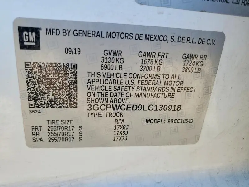 2020 CHEVROLET SILVERADO C1500 LT  