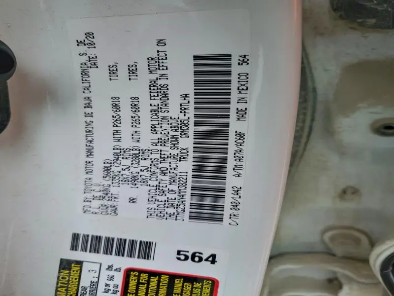 2021 TOYOTA TACOMA DOUBLE CAB  