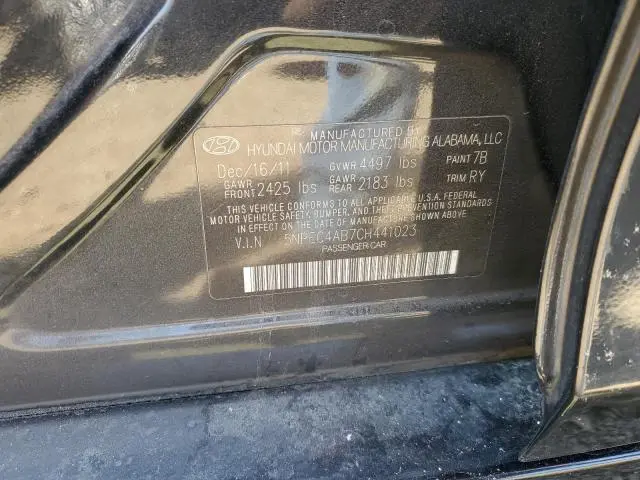 2012 HYUNDAI SONATA SE