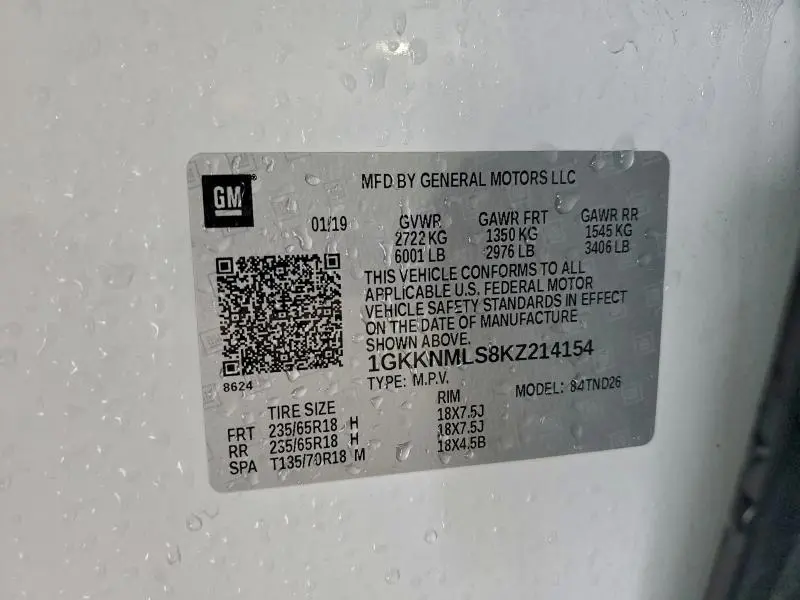 2019 GMC ACADIA SLT-1  