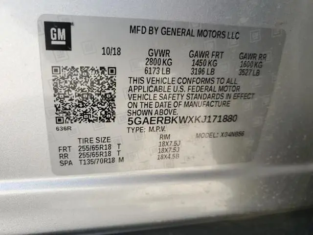 2019 BUICK ENCLAVE ESSENCE  