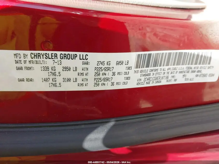 2014 CHRYSLER TOWN & COUNTRY TOURING-L