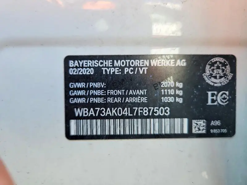 2020 BMW 228XI   