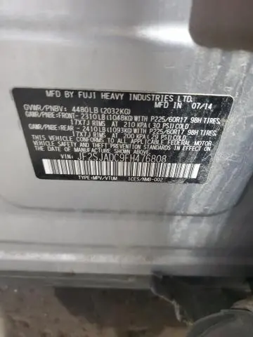 2015 SUBARU FORESTER 2.5I PREMIUM  