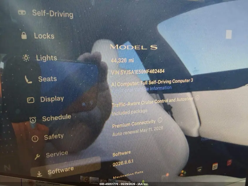 2022 TESLA MODEL S DUAL MOTOR ALL-WHEEL DRIVE