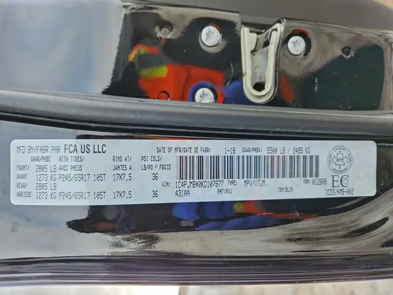 2019 JEEP CHEROKEE TRAILHAWK  