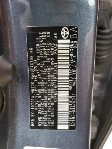 2014 TOYOTA COROLLA L  