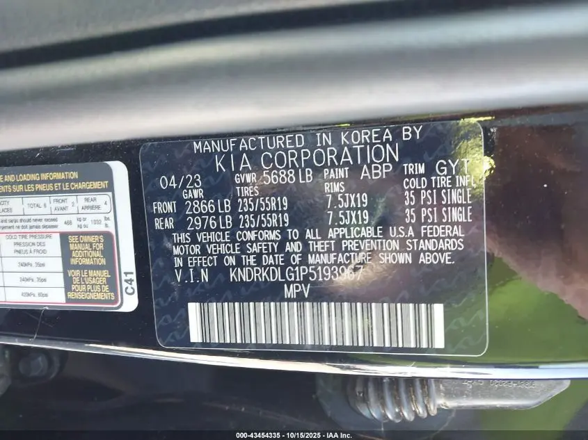 2023 KIA SORENTO HYBRID SX PRESTIGE